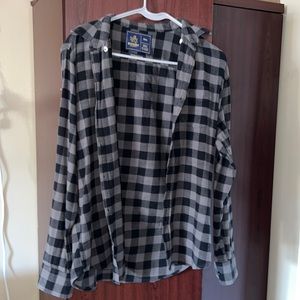 grey and black flannel really pretty and soft